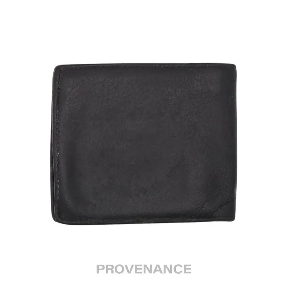 🔴 Gucci GG Marmont Bifold Wallet - Black Leather
